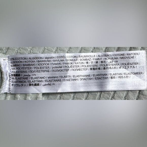 Mango Sleeveless Green Flower Detail Tank Crop Top Shirt. Medium. - Picture 8 of 9